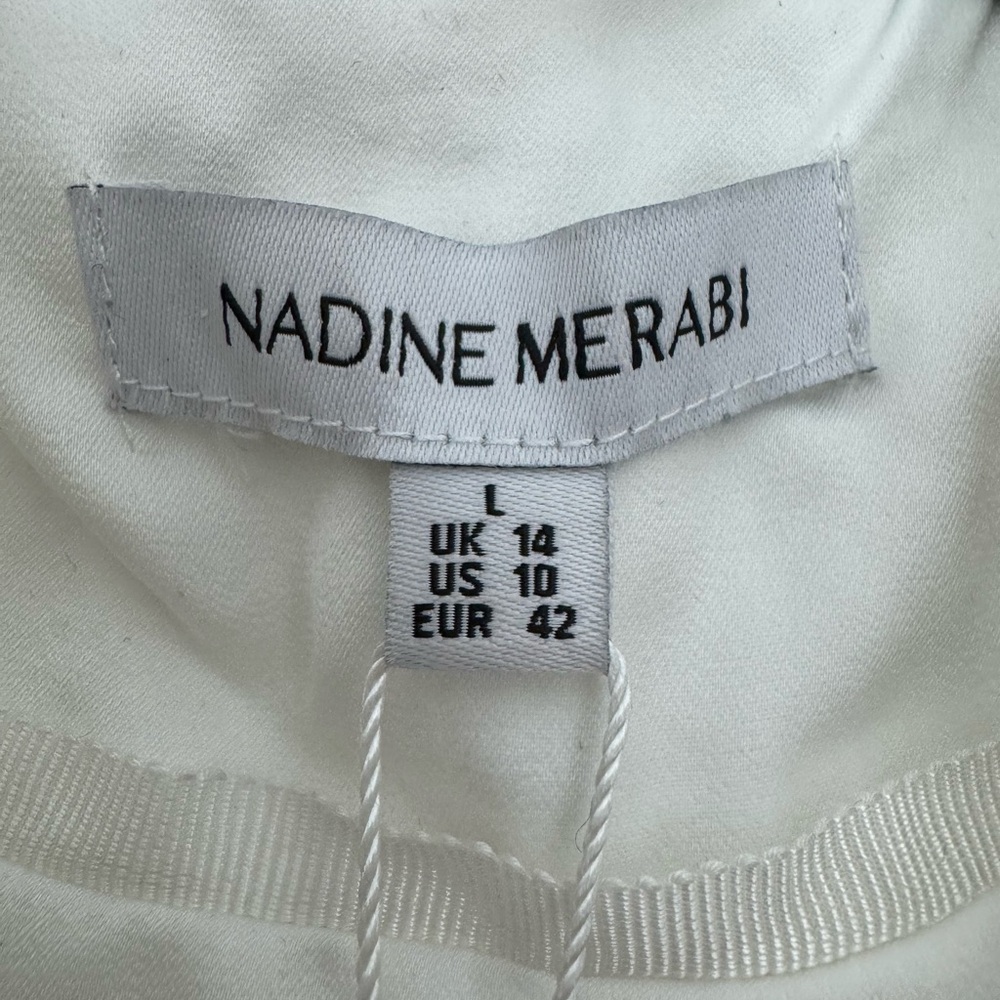 (Brand New with Tags) Nadine Merabi Clara White Blazer - Picture 8 of 15